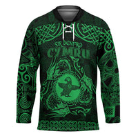 Personalized Pembrokeshire Sir Benfro Hockey Jersey Green Puffin Celtic-inspired - Wonder Print Shop