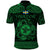 Personalized Pembrokeshire Sir Benfro Polo Shirt Green Puffin Celtic-inspired - Wonder Print Shop