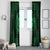 Personalized Pembrokeshire Sir Benfro Window Curtain Green Puffin Celtic-inspired - Wonder Print Shop
