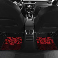 Personalized Pembrokeshire Sir Benfro Car Mats Red Puffin Celtic-inspired - Wonder Print Shop
