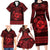 Personalized Pembrokeshire Sir Benfro Family Matching Long Sleeve Bodycon Dress and Hawaiian Shirt Red Puffin Celtic-inspired - Wonder Print Shop
