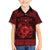 Personalized Pembrokeshire Sir Benfro Family Matching Off The Shoulder Long Sleeve Dress and Hawaiian Shirt Red Puffin Celtic-inspired - Wonder Print Shop