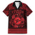 Personalized Pembrokeshire Sir Benfro Family Matching Short Sleeve Bodycon Dress and Hawaiian Shirt Red Puffin Celtic-inspired - Wonder Print Shop