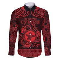 Personalized Pembrokeshire Sir Benfro Family Matching Short Sleeve Bodycon Dress and Hawaiian Shirt Red Puffin Celtic-inspired - Wonder Print Shop