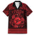Personalized Pembrokeshire Sir Benfro Family Matching Summer Maxi Dress and Hawaiian Shirt Red Puffin Celtic-inspired - Wonder Print Shop