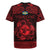Personalized Pembrokeshire Sir Benfro Rugby Jersey Red Puffin Celtic-inspired - Wonder Print Shop