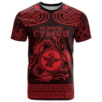 Personalized Pembrokeshire Sir Benfro T Shirt Red Puffin Celtic-inspired - Wonder Print Shop