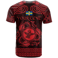 Personalized Pembrokeshire Sir Benfro T Shirt Red Puffin Celtic-inspired - Wonder Print Shop