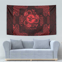 Personalized Pembrokeshire Sir Benfro Tapestry Red Puffin Celtic-inspired - Wonder Print Shop