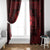 Personalized Pembrokeshire Sir Benfro Window Curtain Red Puffin Celtic-inspired - Wonder Print Shop