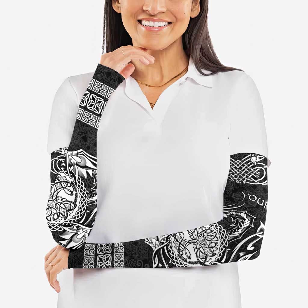 Personalized Radnorshire Sir Faesyfed Arm Sleeves Black Oak Tree Of Life Celtic-inspired - Wonder Print Shop