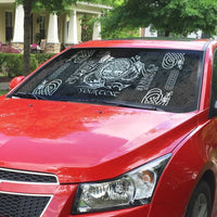 Personalized Radnorshire Sir Faesyfed Auto Sun Shade Black Oak Tree Of Life Celtic-inspired - Wonder Print Shop