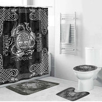 Personalized Radnorshire Sir Faesyfed Bathroom Set Black Oak Tree Of Life Celtic-inspired - Wonder Print Shop