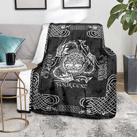 Personalized Radnorshire Sir Faesyfed Blanket Black Oak Tree Of Life Celtic-inspired - Wonder Print Shop