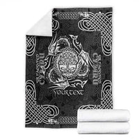 Personalized Radnorshire Sir Faesyfed Blanket Black Oak Tree Of Life Celtic-inspired - Wonder Print Shop
