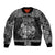 Personalized Radnorshire Sir Faesyfed Bomber Jacket Black Oak Tree Of Life Celtic-inspired - Wonder Print Shop