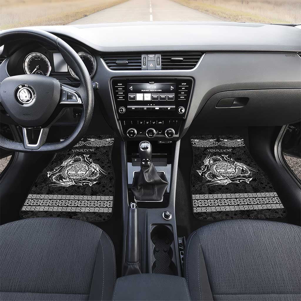 Personalized Radnorshire Sir Faesyfed Car Mats Black Oak Tree Of Life Celtic-inspired - Wonder Print Shop