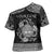 Personalized Radnorshire Sir Faesyfed Cross Shoulder Shirt Black Oak Tree Of Life Celtic-inspired - Wonder Print Shop