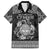 Personalized Radnorshire Sir Faesyfed Family Matching Long Sleeve Bodycon Dress and Hawaiian Shirt Black Oak Tree Of Life Celtic-inspired - Wonder Print Shop