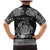 Personalized Radnorshire Sir Faesyfed Family Matching Mermaid Dress and Hawaiian Shirt Black Oak Tree Of Life Celtic-inspired - Wonder Print Shop