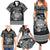 Personalized Radnorshire Sir Faesyfed Family Matching Summer Maxi Dress and Hawaiian Shirt Black Oak Tree Of Life Celtic-inspired - Wonder Print Shop