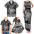 Personalized Radnorshire Sir Faesyfed Family Matching Tank Maxi Dress and Hawaiian Shirt Black Oak Tree Of Life Celtic-inspired - Wonder Print Shop