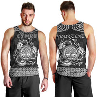 Personalized Radnorshire Sir Faesyfed Men Tank Top Black Oak Tree Of Life Celtic-inspired - Wonder Print Shop