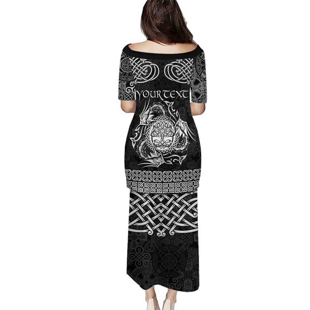 Personalized Radnorshire Sir Faesyfed Puletasi Black Oak Tree Of Life Celtic-inspired - Wonder Print Shop