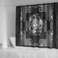 Personalized Radnorshire Sir Faesyfed Shower Curtain Black Oak Tree Of Life Celtic-inspired - Wonder Print Shop