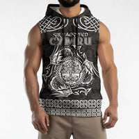 Personalized Radnorshire Sir Faesyfed Sleeveless Hoodie Black Oak Tree Of Life Celtic-inspired - Wonder Print Shop