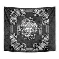 Personalized Radnorshire Sir Faesyfed Tapestry Black Oak Tree Of Life Celtic-inspired - Wonder Print Shop