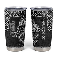Personalized Radnorshire Sir Faesyfed Tumbler Cup Black Oak Tree Of Life Celtic-inspired - Wonder Print Shop