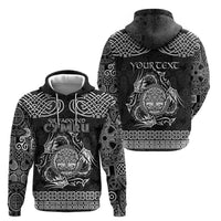 Personalized Radnorshire Sir Faesyfed Zip Hoodie Black Oak Tree Of Life Celtic-inspired - Wonder Print Shop