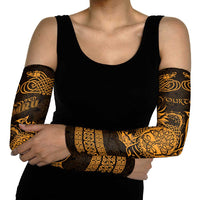 Personalized Radnorshire Sir Faesyfed Arm Sleeves Gold Oak Tree Of Life Celtic-inspired - Wonder Print Shop