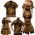 Personalized Radnorshire Sir Faesyfed Family Matching Mermaid Dress and Hawaiian Shirt Gold Oak Tree Of Life Celtic-inspired - Wonder Print Shop
