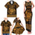Personalized Radnorshire Sir Faesyfed Family Matching Tank Maxi Dress and Hawaiian Shirt Gold Oak Tree Of Life Celtic-inspired - Wonder Print Shop