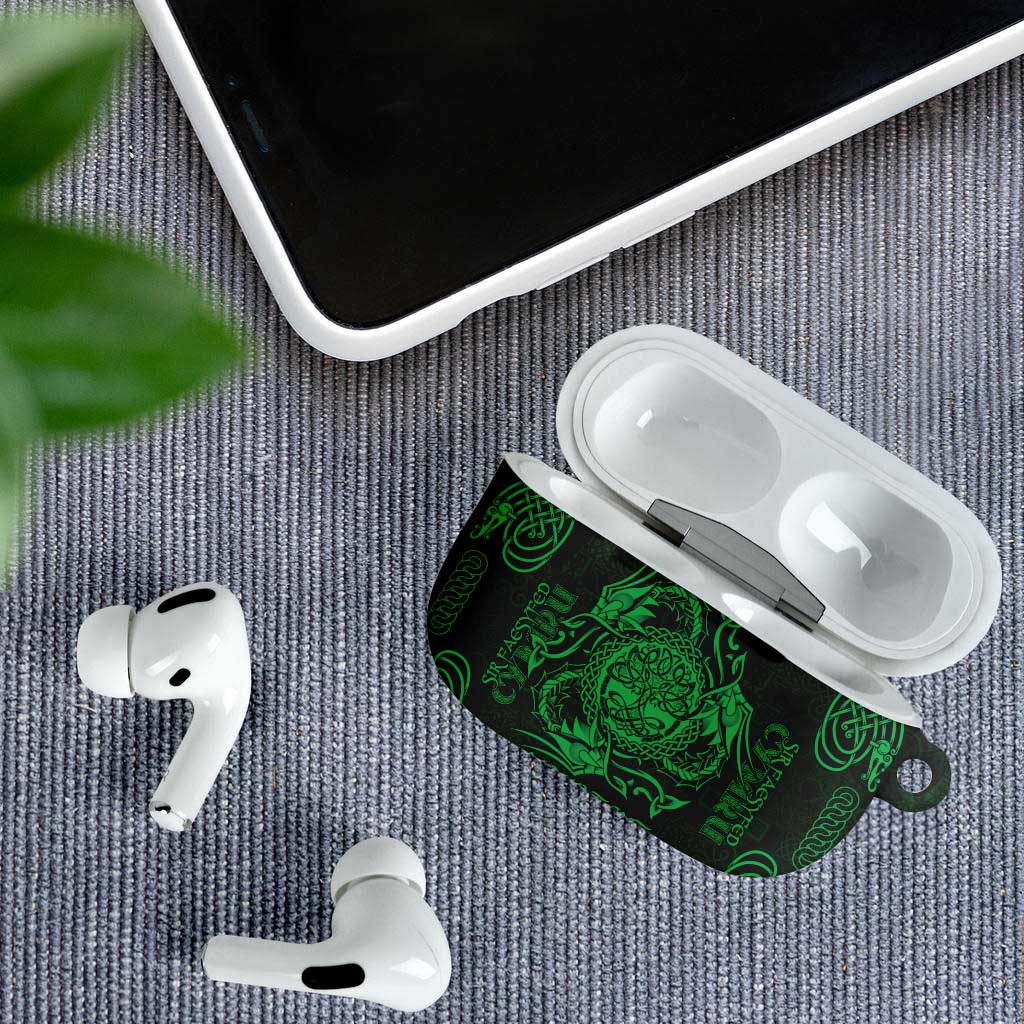 Personalized Radnorshire Sir Faesyfed AirPods Case Green Oak Tree Of Life Celtic-inspired - Wonder Print Shop