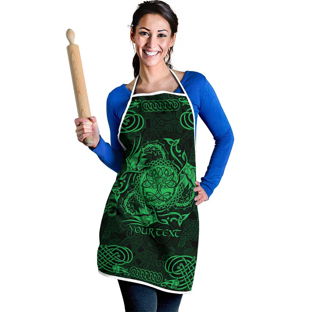 Personalized Radnorshire Sir Faesyfed Apron Green Oak Tree Of Life Celtic-inspired - Wonder Print Shop