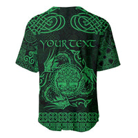 Personalized Radnorshire Sir Faesyfed Baseball Jersey Green Oak Tree Of Life Celtic-inspired - Wonder Print Shop