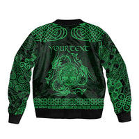 Personalized Radnorshire Sir Faesyfed Bomber Jacket Green Oak Tree Of Life Celtic-inspired - Wonder Print Shop