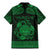 Personalized Radnorshire Sir Faesyfed Family Matching Mermaid Dress and Hawaiian Shirt Green Oak Tree Of Life Celtic-inspired - Wonder Print Shop