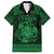 Personalized Radnorshire Sir Faesyfed Family Matching Short Sleeve Bodycon Dress and Hawaiian Shirt Green Oak Tree Of Life Celtic-inspired - Wonder Print Shop