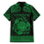 Personalized Radnorshire Sir Faesyfed Family Matching Short Sleeve Bodycon Dress and Hawaiian Shirt Green Oak Tree Of Life Celtic-inspired - Wonder Print Shop