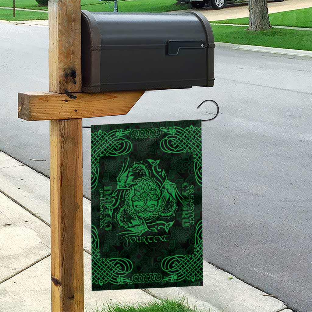Personalized Radnorshire Sir Faesyfed Garden Flag Green Oak Tree Of Life Celtic-inspired - Wonder Print Shop
