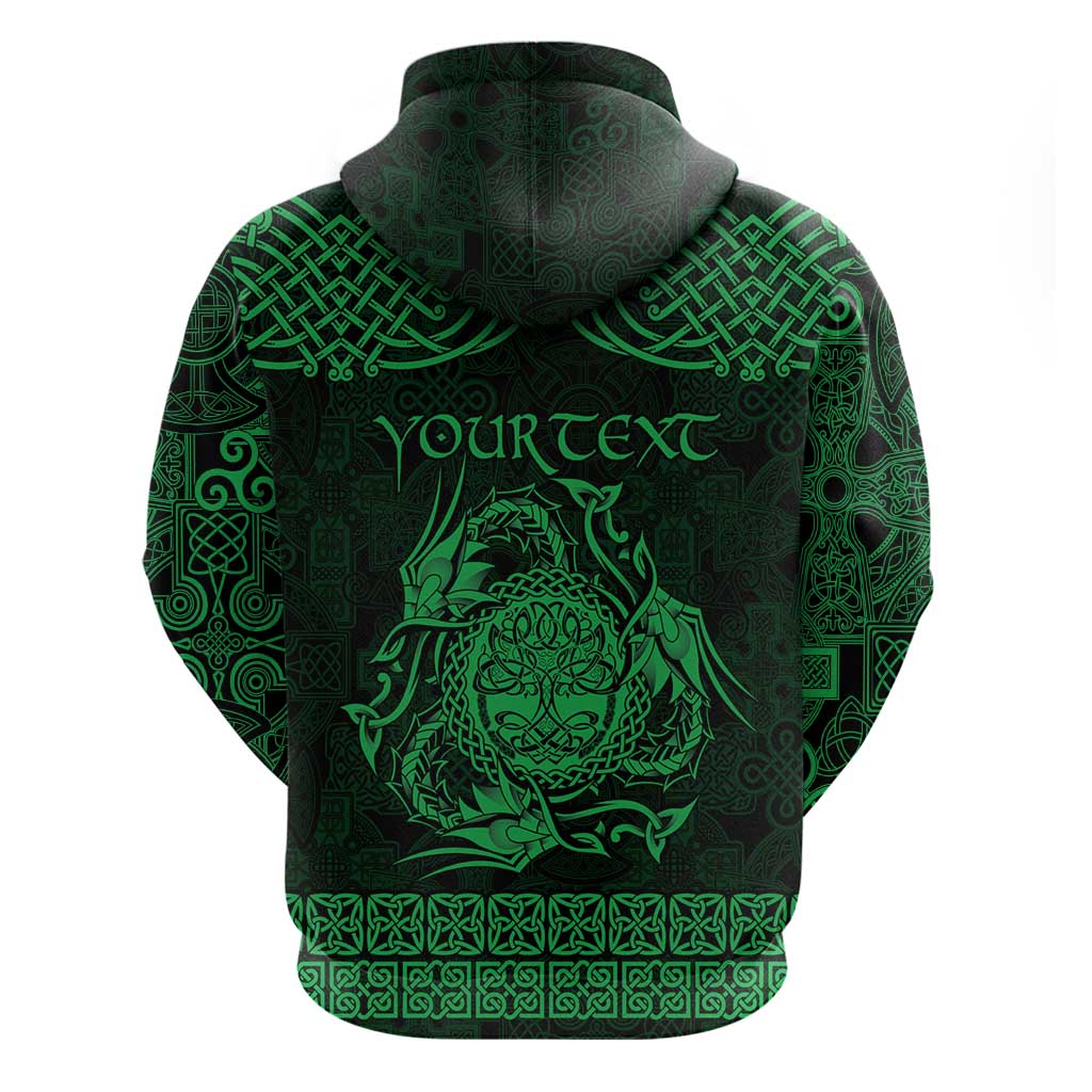 Personalized Radnorshire Sir Faesyfed Hoodie Green Oak Tree Of Life Celtic-inspired - Wonder Print Shop