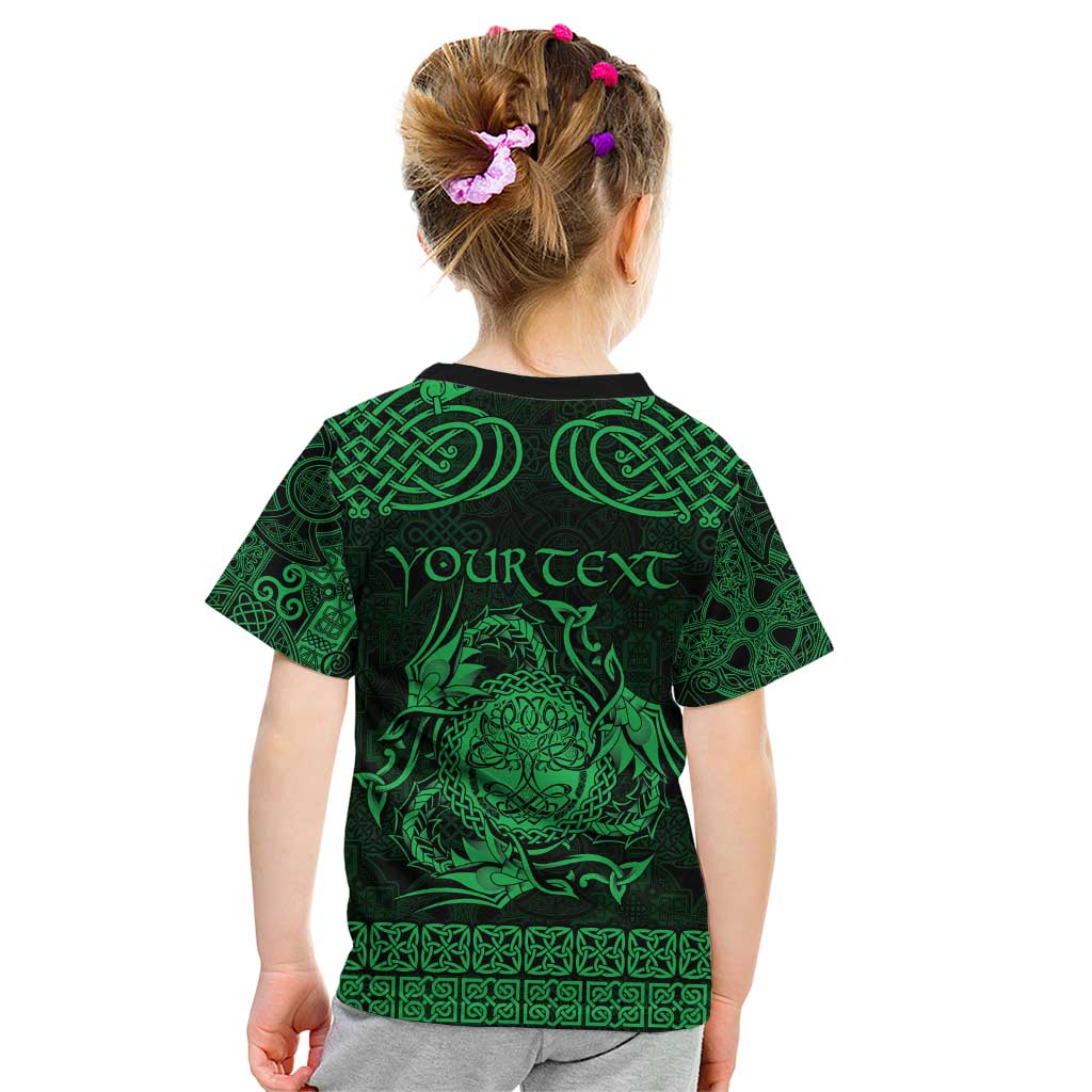 Personalized Radnorshire Sir Faesyfed Kid T Shirt Green Oak Tree Of Life Celtic-inspired - Wonder Print Shop