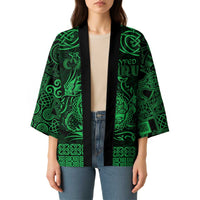 Personalized Radnorshire Sir Faesyfed Kimono Green Oak Tree Of Life Celtic-inspired - Wonder Print Shop