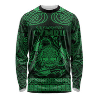 Personalized Radnorshire Sir Faesyfed Long Sleeve Shirt Green Oak Tree Of Life Celtic-inspired - Wonder Print Shop