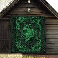 Personalized Radnorshire Sir Faesyfed Quilt Green Oak Tree Of Life Celtic-inspired - Wonder Print Shop