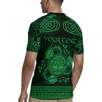 Personalized Radnorshire Sir Faesyfed Rugby Jersey Green Oak Tree Of Life Celtic-inspired - Wonder Print Shop